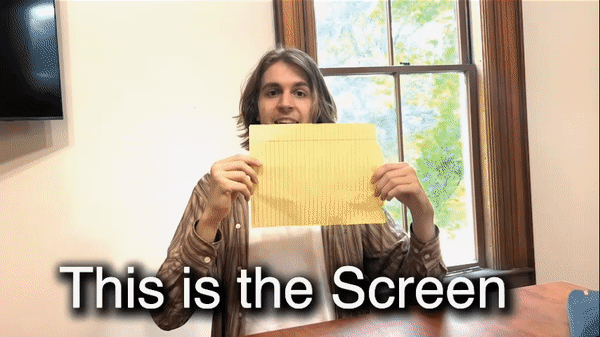 This is the screen