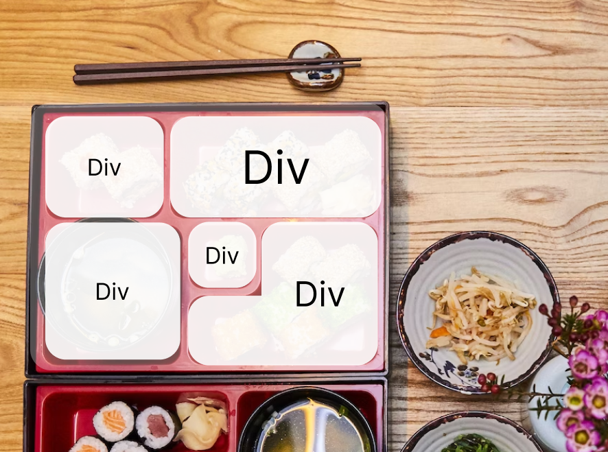 Bento Box of Divs