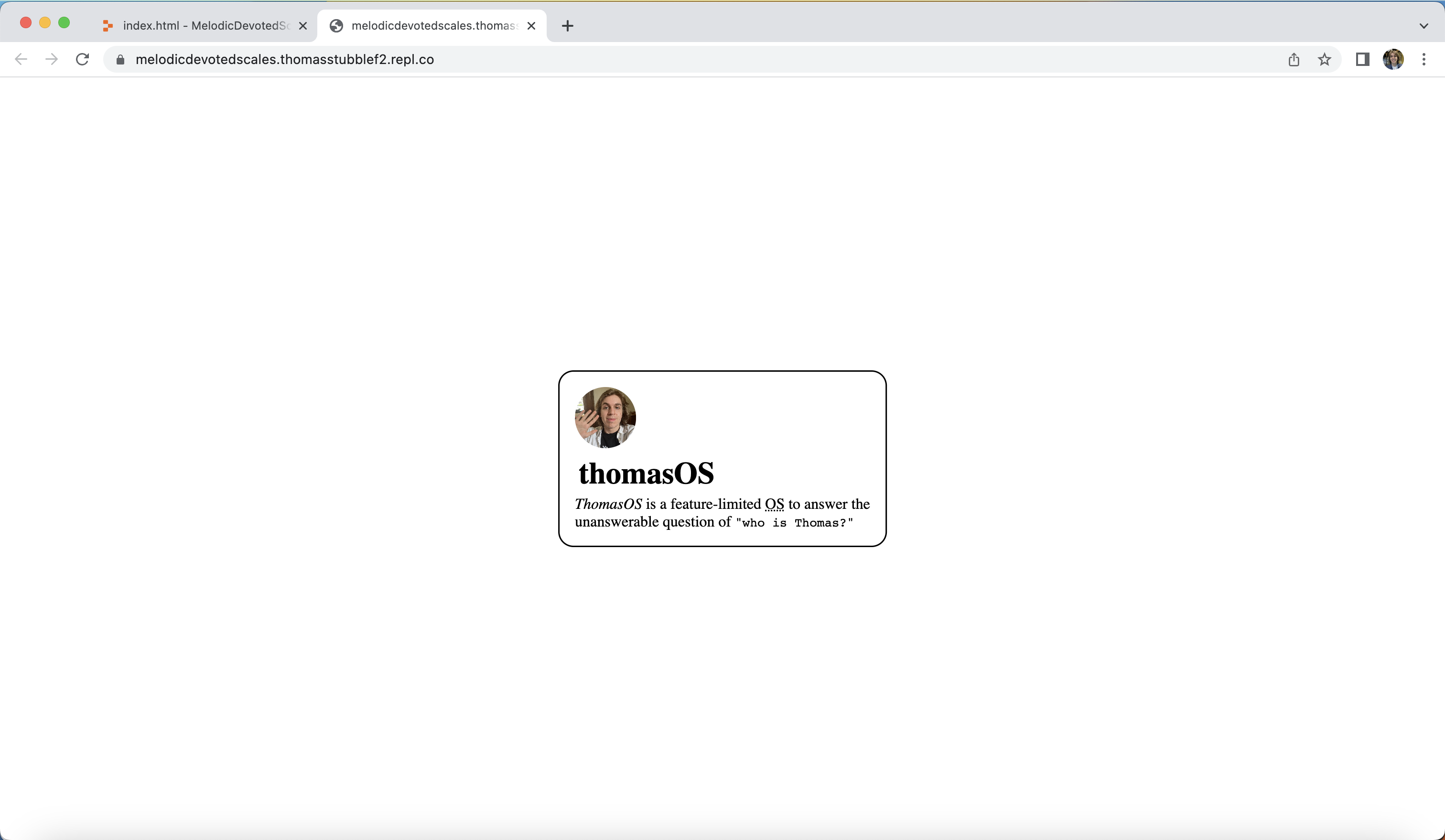 Image centered correctly