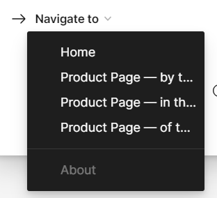 Navigate to?